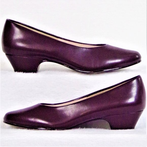 SOFT STYLE BY HUSH PUPPIES Size 4.5M brown pumps - Picture 4 of 16